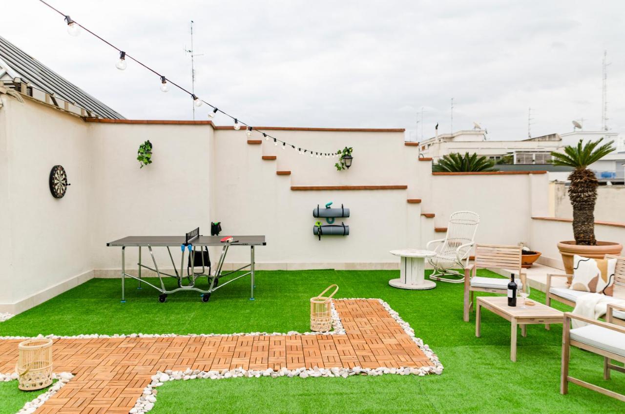 Ferienwohnung Apulialux Private 100Mq Rooftop Oasis W Jacuzzi Bari Exterior foto